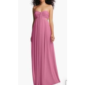 Strapless Empire Waist Chiffon Gown in Orchid Pink
Dessy Collection